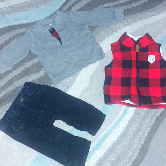 Carter's Baby Boy outfits 3pc- 3months - Picture 2 of 5